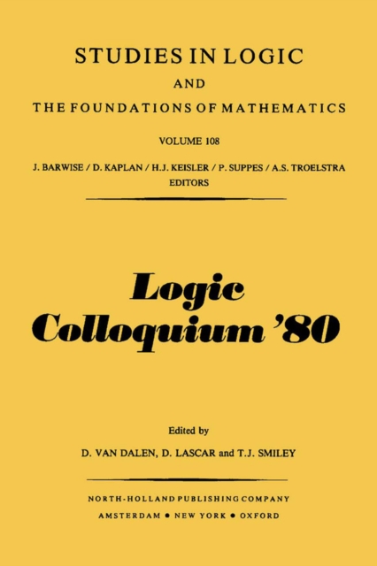 Logic Colloquium '80, PDF eBook