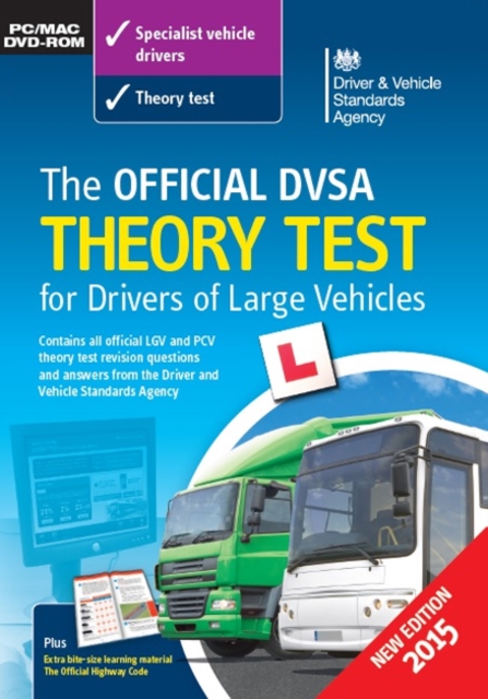 The Official DVSA Theory Test for Drivers of Large Vehicles DVD-ROM, DVD-ROM Book