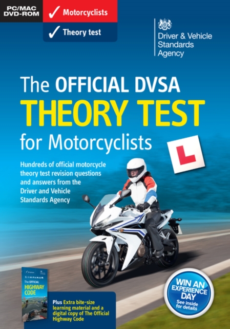 The official DVSA theory test for motorcyclists DVD, Paperback / softback Book
