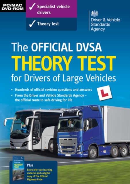 The official DVSA theory test for large goods vehicles, DVD-ROM Book