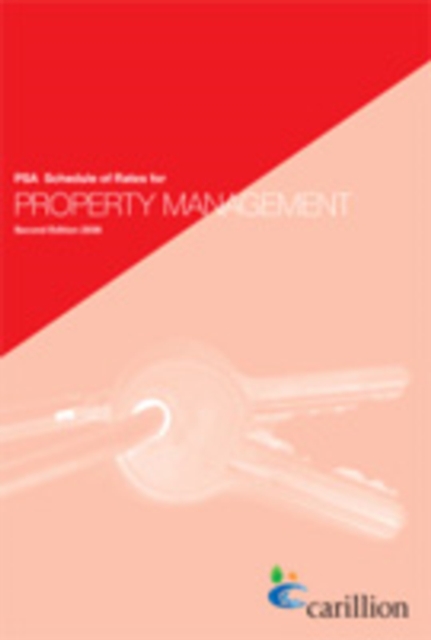 PSA Schedule of Rates for Property Management, Hardback Book