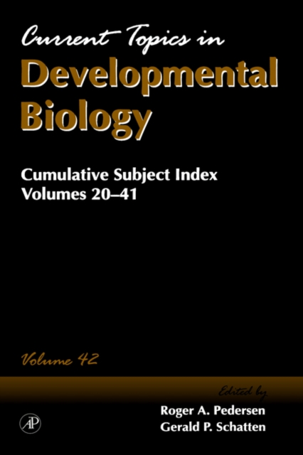 Cumulative Subject Index : Volume 42, Hardback Book