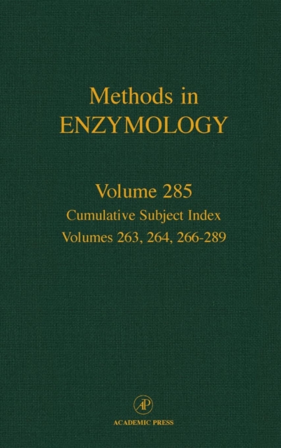 Cumulative Subject Index, Volumes 263, 264, 266-289 : Volume 285, Hardback Book
