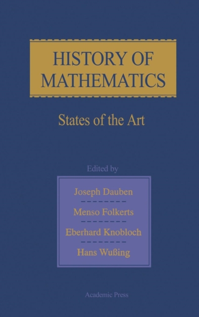 History of Mathematics : States of the Art, Hardback Book