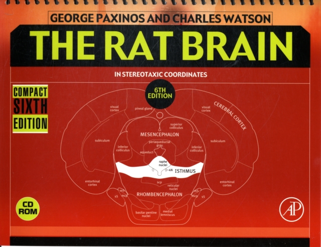 The Rat Brain in Stereotaxic Coordinates: Compact, Spiral bound Book