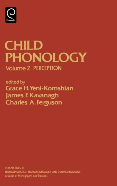 Child Phonology, Hardback Book