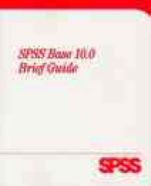 Spss 10.0 for Windows, Paperback Book