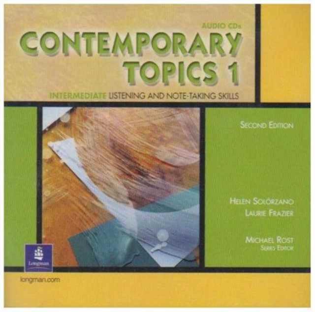 Contemporary Topics 1 Classroom Audio Program, Audio CDs : Intermediate Listening and Note-Taking Skills, CD-Audio Book