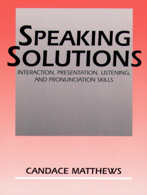 Speaking Solutions Audiocassettes (2), Audio cassette Book