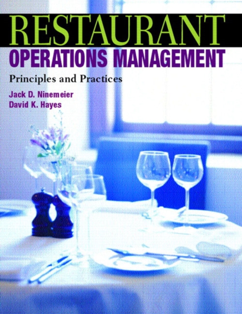Restaurant Operations Management : Principles and Practices, Paperback / softback Book