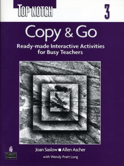 Top Notch 3 Copy & Go (Reproducible Activities), Paperback / softback Book