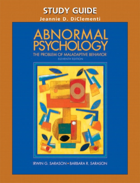 Study Guide : The Problem of Maladaptive Behavior, Paperback Book