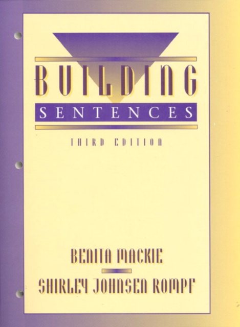 Building Sentences, Paperback / softback Book