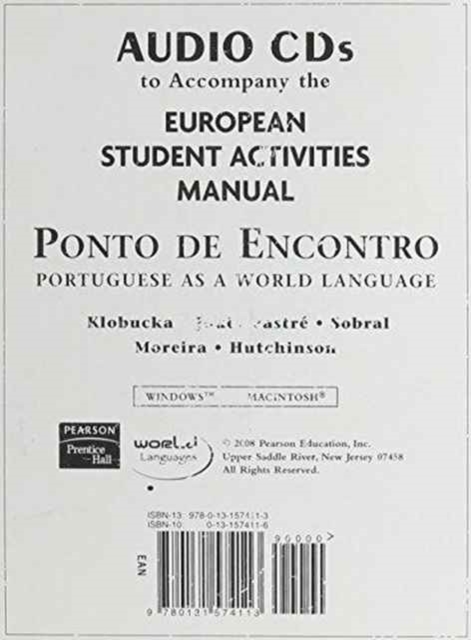 Ponto de Encontro : Portuguese as a World Language, CD-ROM Book