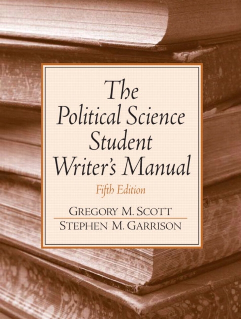 Political Science Student Writer's Manual, Paperback Book