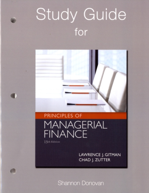 Study Guide for Prinicples of Managerial Finance, Paperback Book