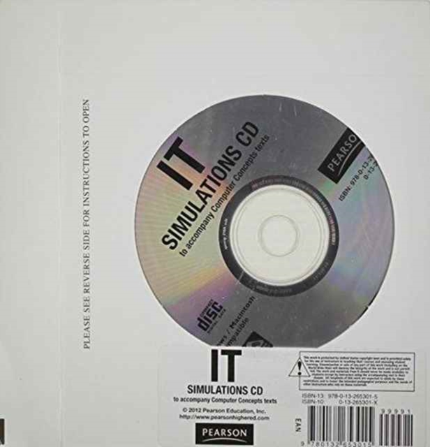 Simulations CD for Computer Concepts, CD-ROM Book