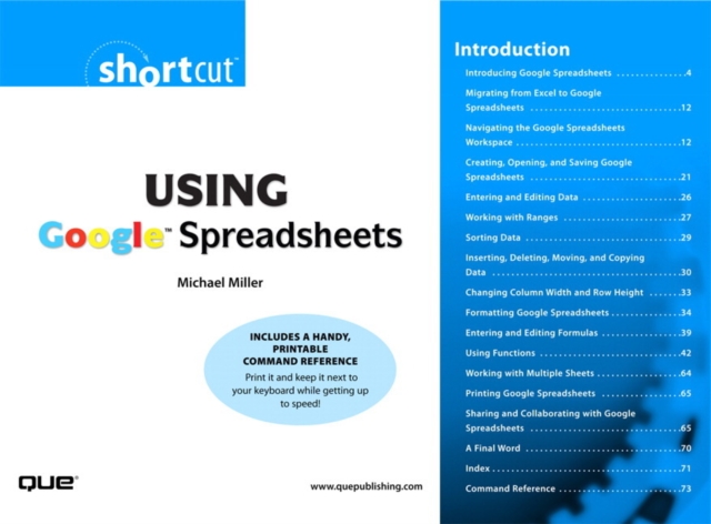Using Google Spreadsheets (Digital Short Cut), EPUB eBook