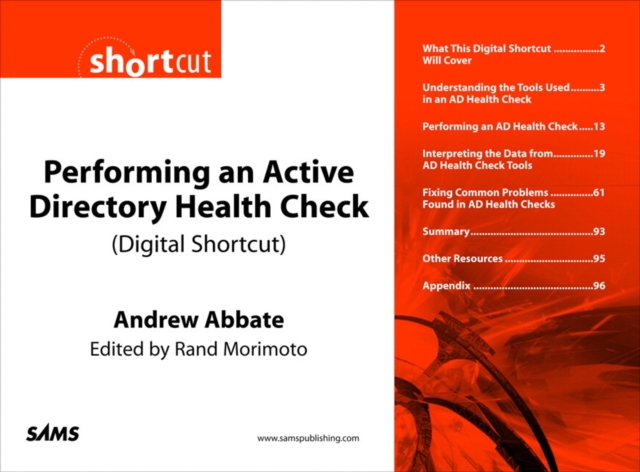 Performing an Active Directory Health Check (Digital Short Cut), EPUB eBook