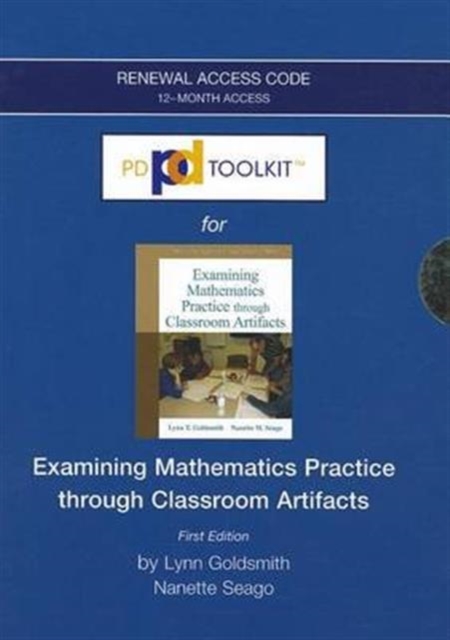 PDToolKit -- 12-month Extension Standalone Access Card (CS only) -- for Examining Mathematics Practice through Classroom Artifacts, Digital product license key Book