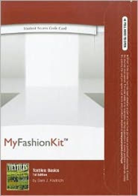 MyFashionKit - Access Card - for Textiles : Basics, Online resource Book