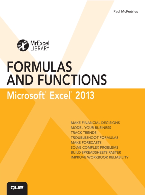 Excel 2013 Formulas and Functions, EPUB eBook