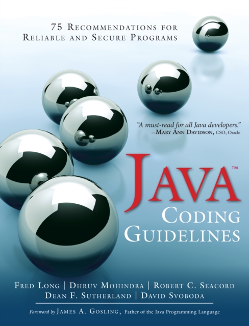 Java Coding Guidelines : 75 Recommendations for Reliable and Secure Programs, EPUB eBook
