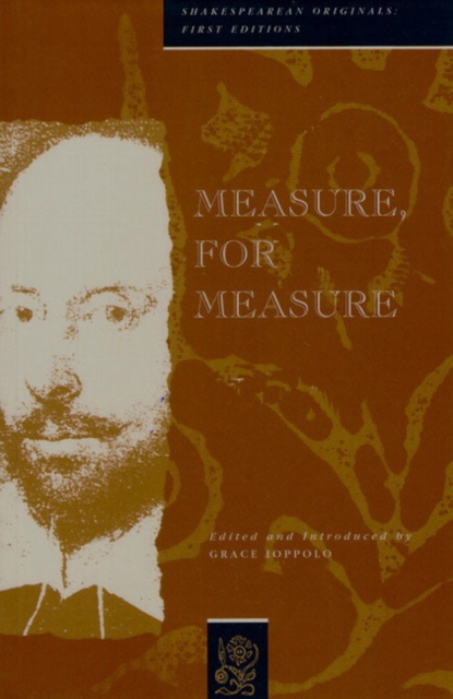 Measure For Measure : The Folio of 1623, Paperback / softback Book