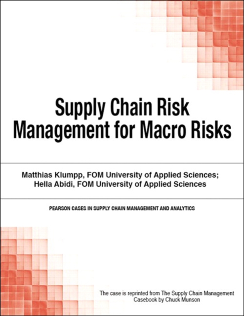 Supply Chain Risk Management for Macro Risks, EPUB eBook