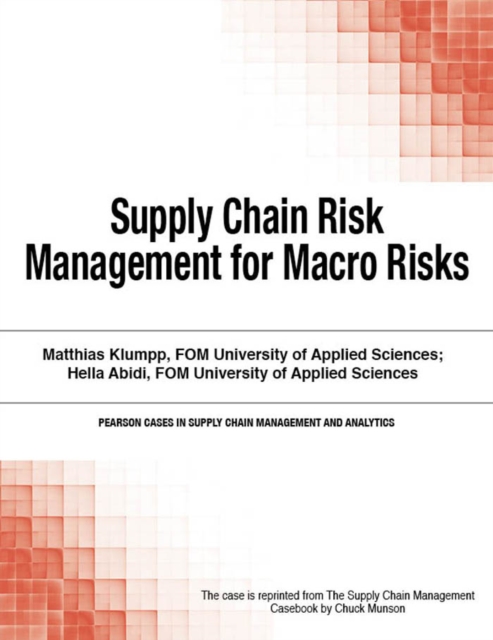 Supply Chain Risk Management for Macro Risks, PDF eBook