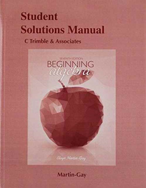 Student Solutions Manual for Beginning Algebra, Paperback / softback Book