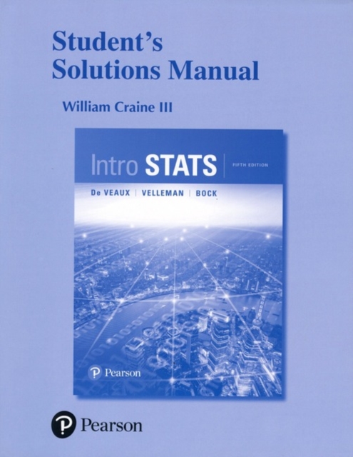 Student's Solutions Manual for Intro Stats, Paperback / softback Book