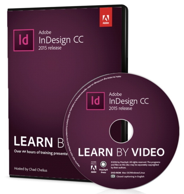 Adobe InDesign CC Learn by Video (2015 release), DVD-ROM Book