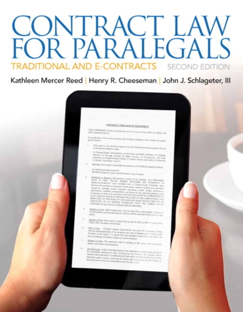 Contract Law for Paralegals, Paperback / softback Book