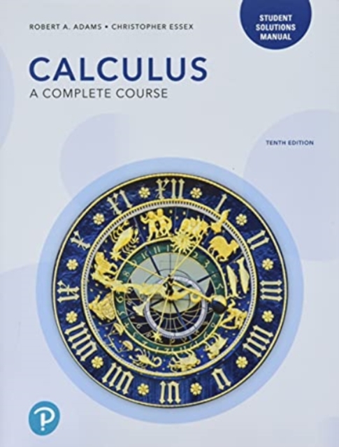 Student Solutions Manual for Calculus : A Complete Course, Paperback / softback Book