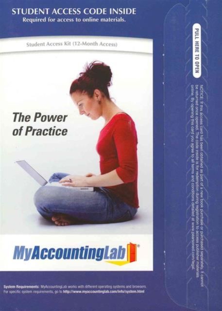 MyAccountingLab with Pearson EText - Access Card, Online resource Book