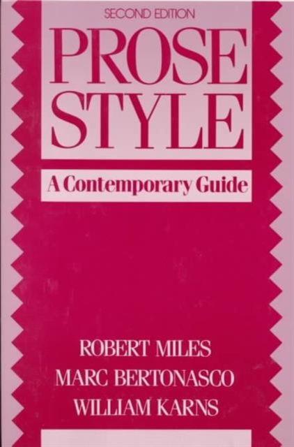 Prose Style : A Contemporary Guide, Paperback / softback Book