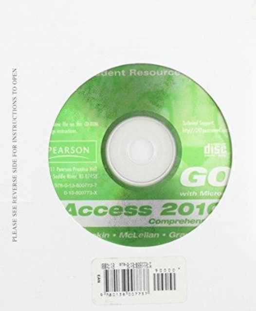 Student CD for GO! with Microsoft Access 2010 Comprehensive, CD-ROM Book