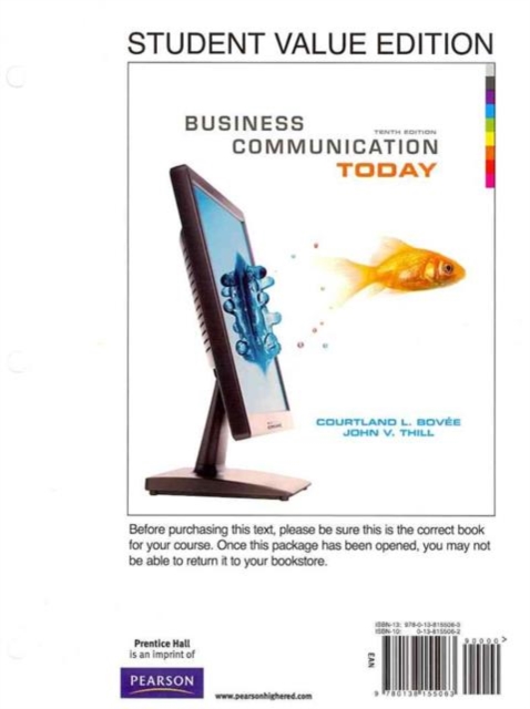 Business Communication Today, Student Value Edition, Paperback Book
