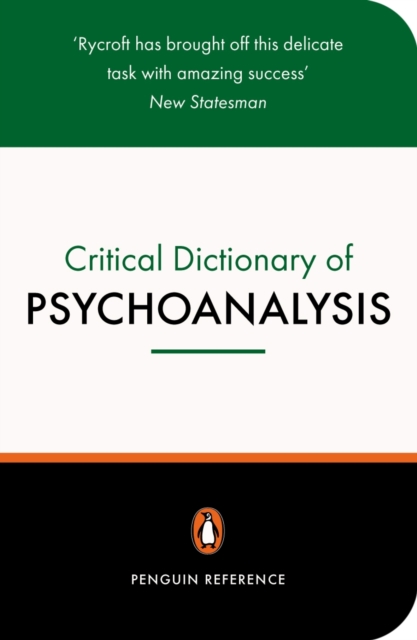 A Critical Dictionary of Psychoanalysis, Paperback / softback Book