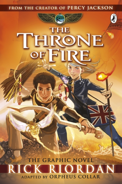 The Throne of Fire: The Graphic Novel (The Kane Chronicles Book 2), Paperback / softback Book