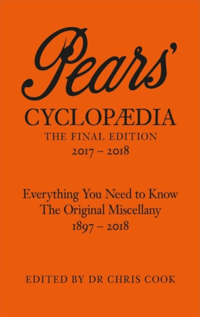 Pears' Cyclopaedia 2017-2018, Hardback Book