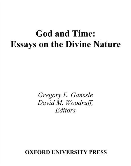 God and Time : Essays on the Divine Nature, EPUB eBook