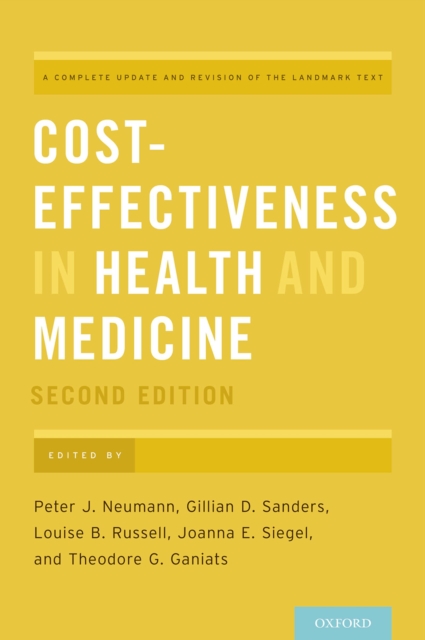 Cost-Effectiveness in Health and Medicine, EPUB eBook