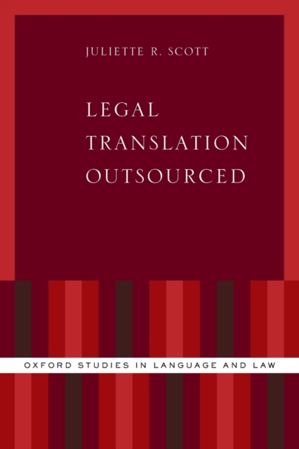 Legal Translation Outsourced, Paperback / softback Book