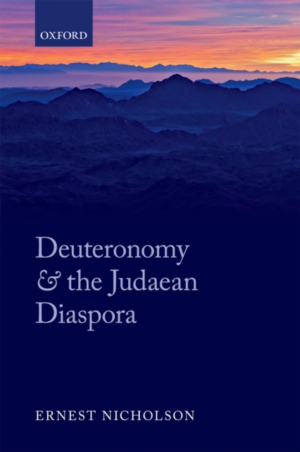 Deuteronomy and the Judaean Diaspora, PDF eBook