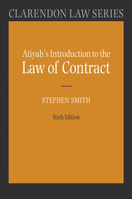 Atiyah's Introduction to the Law of Contract, EPUB eBook