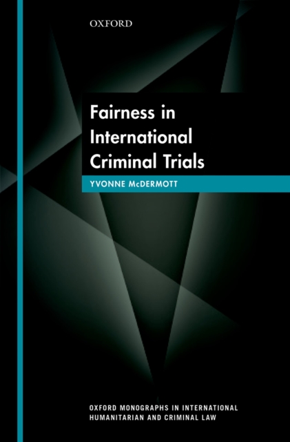 Fairness in International Criminal Trials, EPUB eBook
