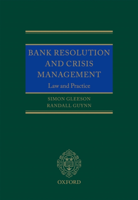 Bank Resolution and Crisis Management : Law and Practice, EPUB eBook