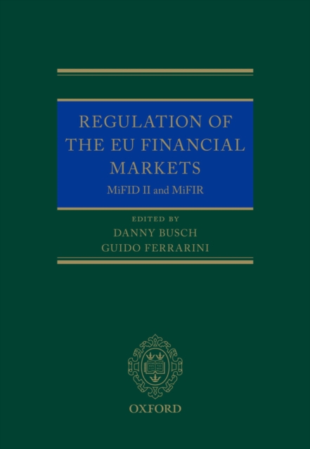Regulation of the EU Financial Markets : MiFID II and MiFIR, PDF eBook